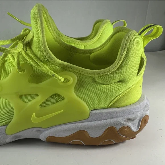 Nike Running Shoes Men's Size 11 React Presto AV2605-702 Neon Yellow Volt White - Picture 7 of 16